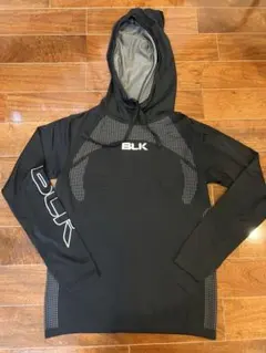 BLK フーディー トレーニングウェア ブラック　指抜き　ロングスリーブ