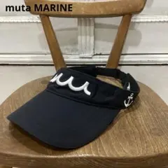 muta MARINE ムータマリン バイザー 57〜59cm ブラック ゴルフのサムネイル