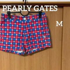 PEARLY GATES パーリーゲイツ　ゴルフ　ショートパンツ　M チェック柄