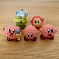 星のカービィ 指人形　ソフビ　フィギュア ５体セット