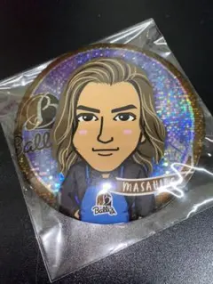 砂田将宏缶バッチ　缶バッジ　キッチンキングダム　羽田　75mm缶バッチ　レア