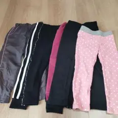 キッズ　パンツ、スパッツ　110cm 6点