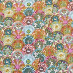 ウィリアムモリス風　シーチング生地