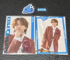 中島颯太　フォトカード2種類　オマケぷくぷくシール