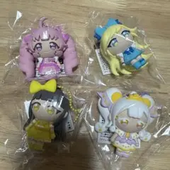 ひみつのアイプリ 3Dラバーマスコット 4点セット