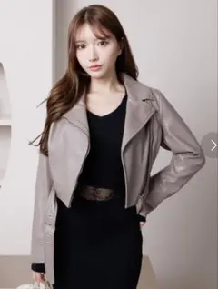 リップサービス　ベルテッドライダースジャケット　M