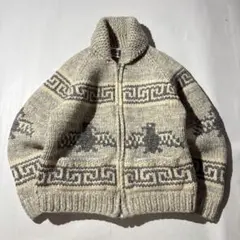 へ*そ様 80s CANADA cowichan zip knit sweateのサムネイル