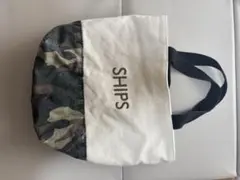 SHIPS トートバッグ ホワイト/迷彩