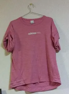 アディダス　ネオ　Tシャツ ピンク