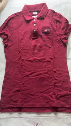 Hollister ポロシャツ 半袖 レッド XSサイズのサムネイル