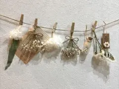 ドライフラワー　ガーランド