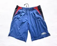 【訳あり】UNBRO アンブロ ハーフパンツ S ブルー サッカー フットサルのサムネイル