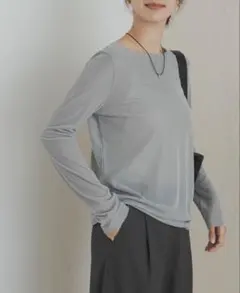 URBAN RESEARCH DOORS シアーベロアプルオーバー　ミント