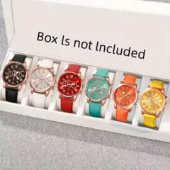 【新品】⭐︎高見え⭐︎レディース クロノグラフ腕時計 6本セット【動作確認済み】