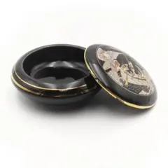 【24金】ギリシャ製 Terracotta 小物入れ 蓋付き 神話絵図 陶器のサムネイル