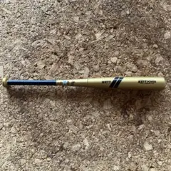 ZETT POWER ミニチュアバット ゴールド