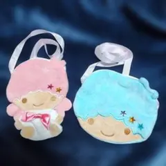 リトルツインスターズ　ぬいぐるみポシェット　キキララ　　ガチャ