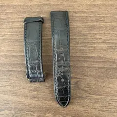 美品 ジャンルソー クロコダイル ストラップ 黒20-18mm 美品 ジャンルソー クロコダイル ストラップ 黒20-18mm - メルカリ