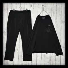 【THOUSAND MILE U.S.A ☆セットアップ】プルオーバー 黒 L