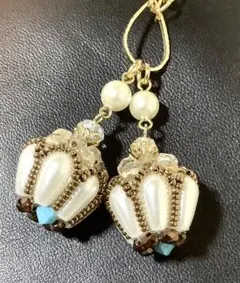 バッグチャーム　ビジューのクラウン