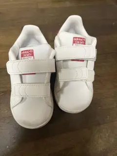 adidas Stan Smith ベルクロ ホワイト/ピンク