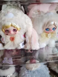 Xuefu ぬいぐるみ 600% シークレット Xuefu うさぎ レース ドリーム 600% ぬいぐるみブラインドボックス