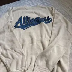 WEGO ニット セーター ベージュ Alligators