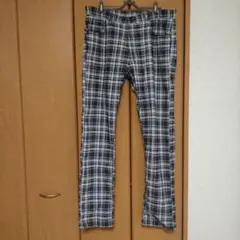 ユニクロ UNIQLO メンズ パンツ チェック柄 サイズＬ