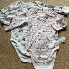 肌着　ロンパース　長袖　UNIQLO ミッフィーコラボ　2枚セット