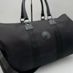 ハンティングワールド ボストンバッグ 旅行鞄 キャンバス レザー 黒 2wayのサムネイル