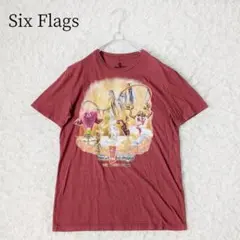Six Flags×ルーニーテューンズ コラボTシャツ キャラクタープリント Ｍのサムネイル