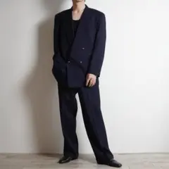 YOROI 鎧 ダブルブレスト セットアップ シャドーストライプ /PW262