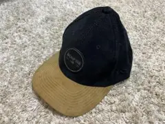 BONFIRE コーデュロイキャップ ブラック/ブラウン　フリーサイズ