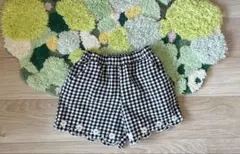 apres les cours スカラップ刺繍ショートパンツ　130cm