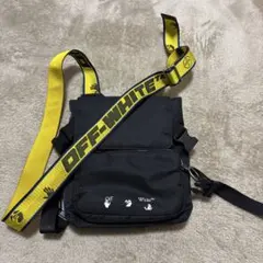 OFF-WHITE ブラック ショルダーバッグ黒