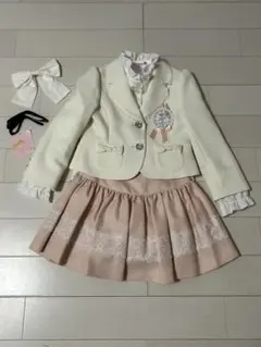 arisana フォーマルドレス 120 ホワイト 入学式　女の子 アリサナ