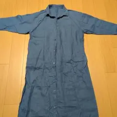 【アーバンリサーチドアーズ】デニム風リネンシャツワンピース