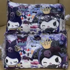 クロミ　ブラックドレスパーティー　クッション　パープル　新品