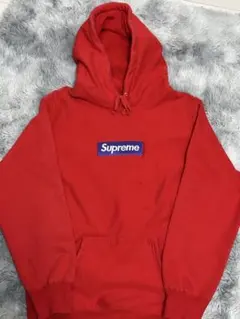 Supreme Box Logo Hooded Sweatshirt Redのサムネイル