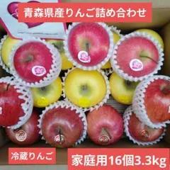 青森県産りんご詰め合わせ 16個 3.3kg（冷蔵りんご）