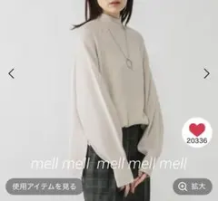 GLOBAL WORK メルティハイネックアゼプルオーバー