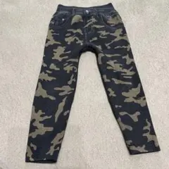 裏起毛パンツ　110 迷彩柄