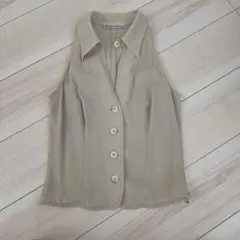 EMPORIO ARMANI ノースリーブシャツ ベージュのサムネイル
