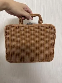 ラタン風 バスケット 小物入れ 収納ケース