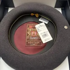 【新品タグ付き】LAULHÈRE ベレー帽 チャコールグレー