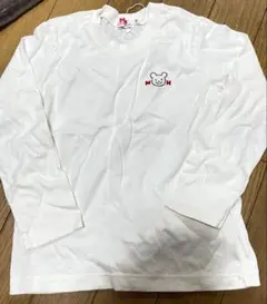 ミキハウス　白　ホワイト 長袖カットソー 110 レトロ