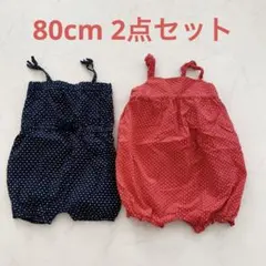 Baby GAP 80cm ロンパース　サロペット　2点セット　まとめ売り　春