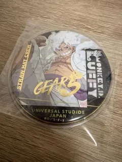 【値下げ中！】ワンピースUSJ缶バッジ！ルフィニカギア5