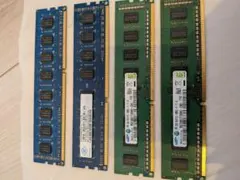 DT.PC用メモリ DDR3 合計12GB (4GB×2枚 + 2GB×2枚)
