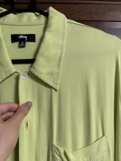 Stussy 半袖シャツ M ライムグリーン